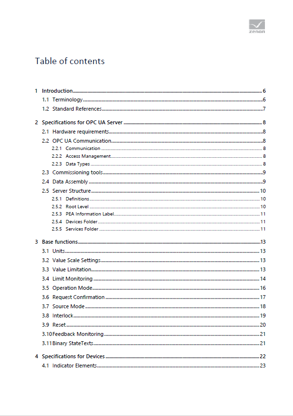 OPC UA Spec 4 Process Industry