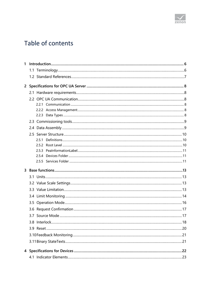 OPC UA Spec 4 Process Industry v.2.0.0